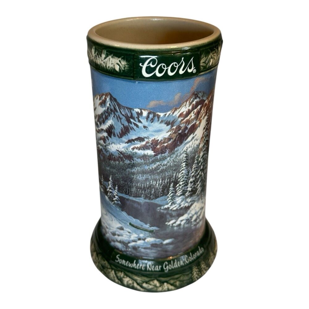 VTG 2004 Coors Collector Stein "Somewhere Near Golden, Colorado" 2nd in Series